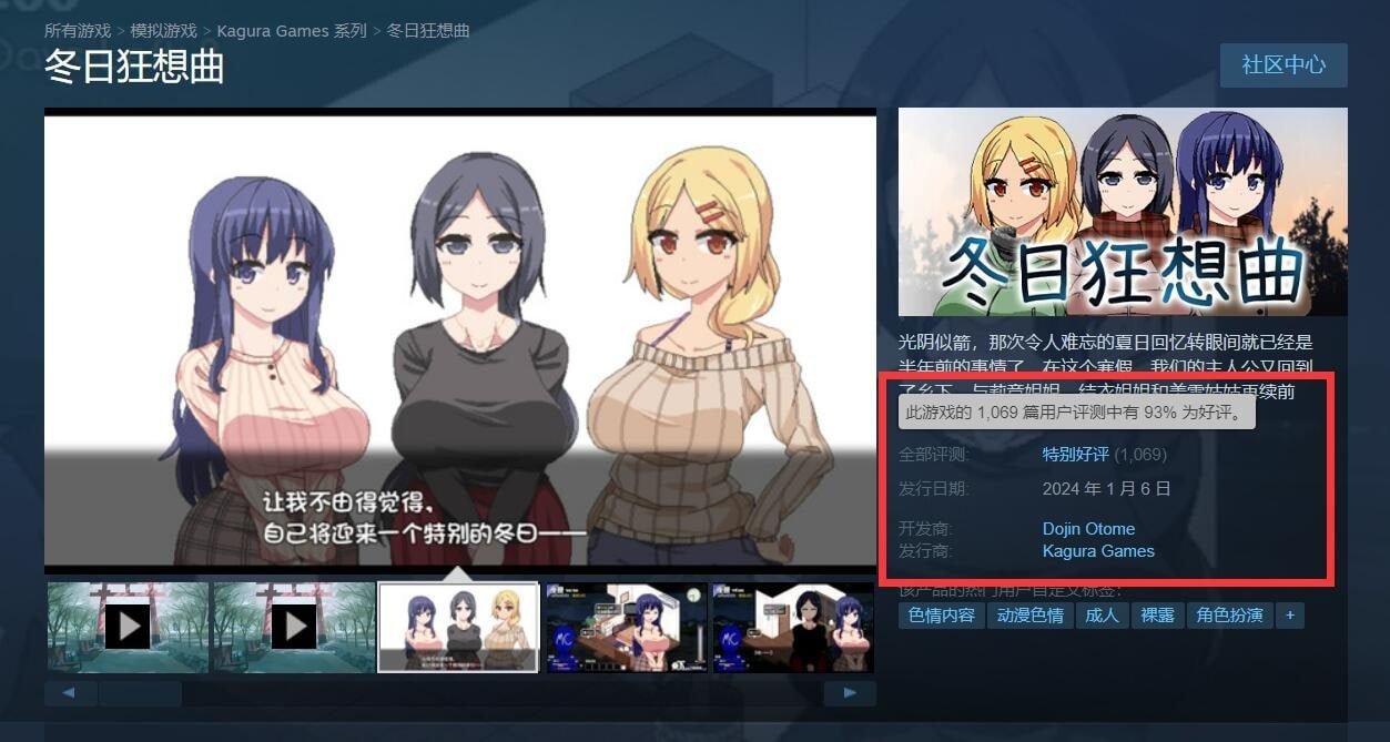 冬日狂想曲 中文游戏 实机截图 3