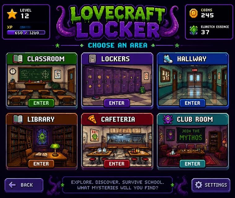 Lovecraft Locker 成就收集 玩法截图 5